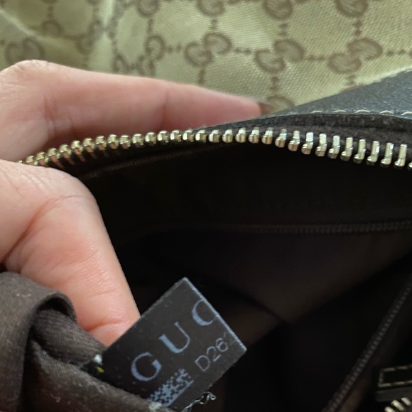 SOLD✋🏻Authentic Vinatge Gucci Monogram Large D Gold Hobo - Picture 4 of 8